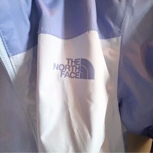 The North Face Lavender Colorblock rain Jacket